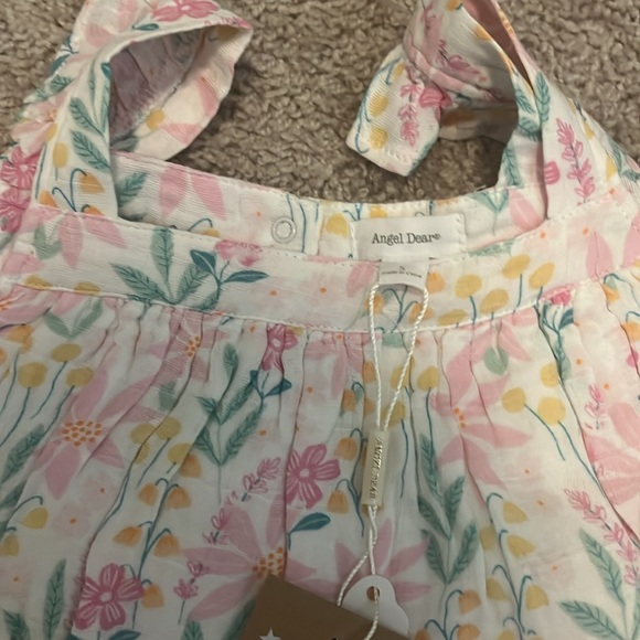 NWT Angel Dear Cotton Muslin Floral Dress - Picture 2 of 2